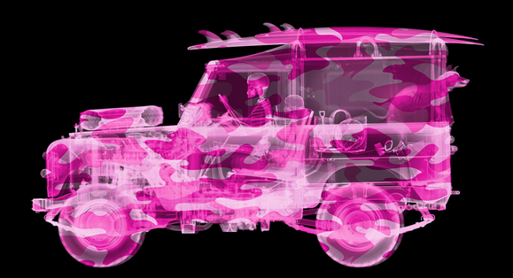 Camouflage Land Rover Surfer Pink