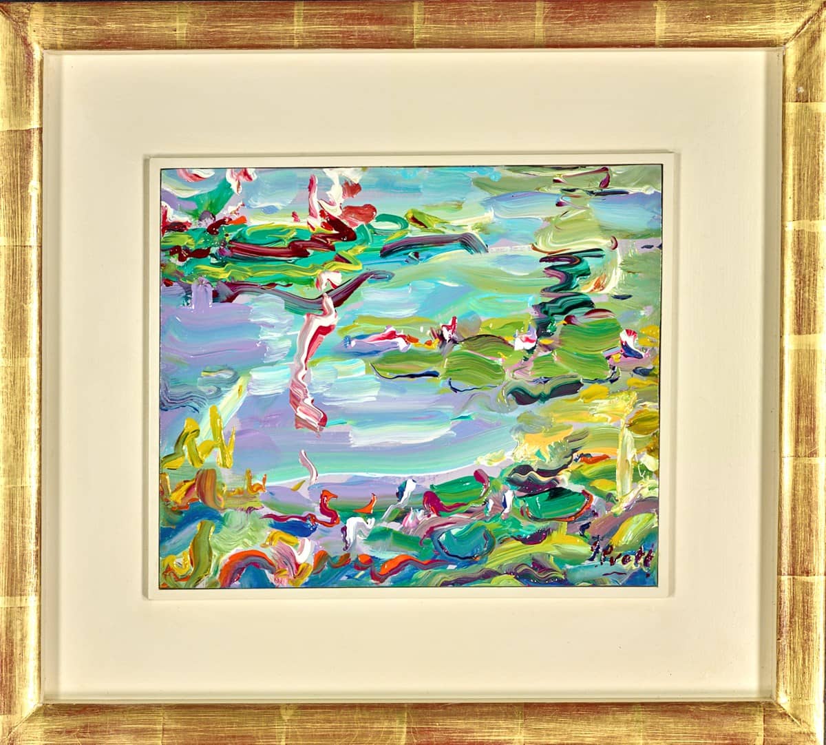 Foxhill Waterlilies Cotswolds (Framed)