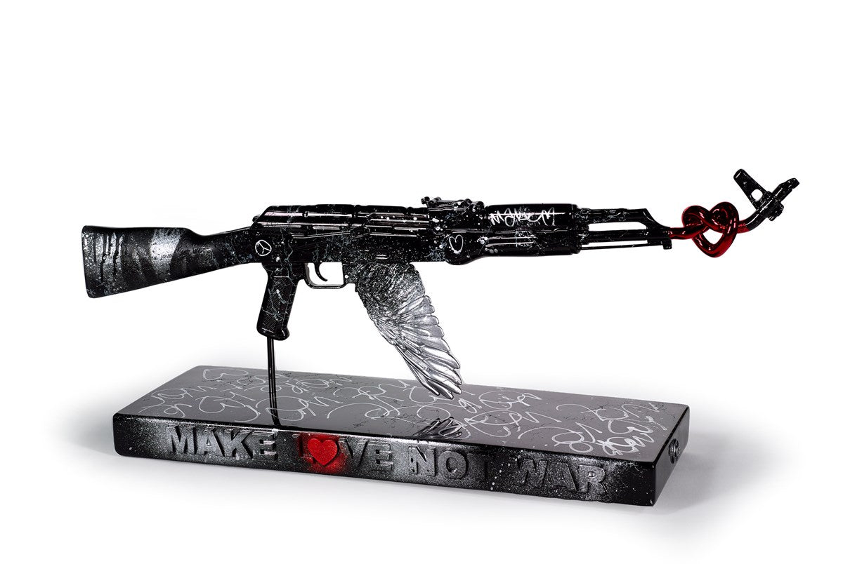 Make Love Not War (black/silver)