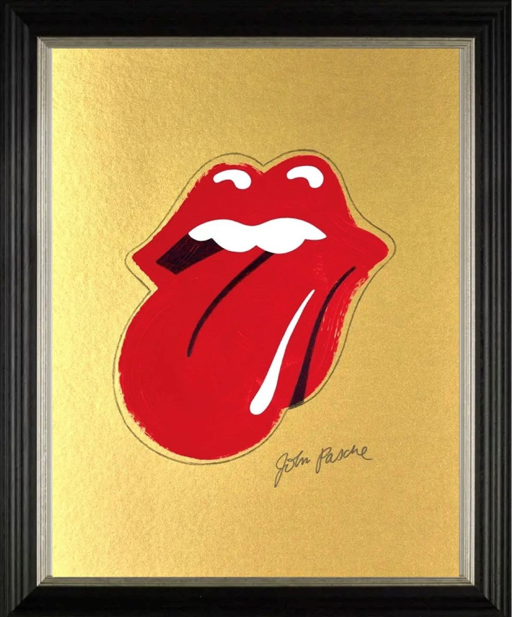 Rolling Stones Logo (Framed)