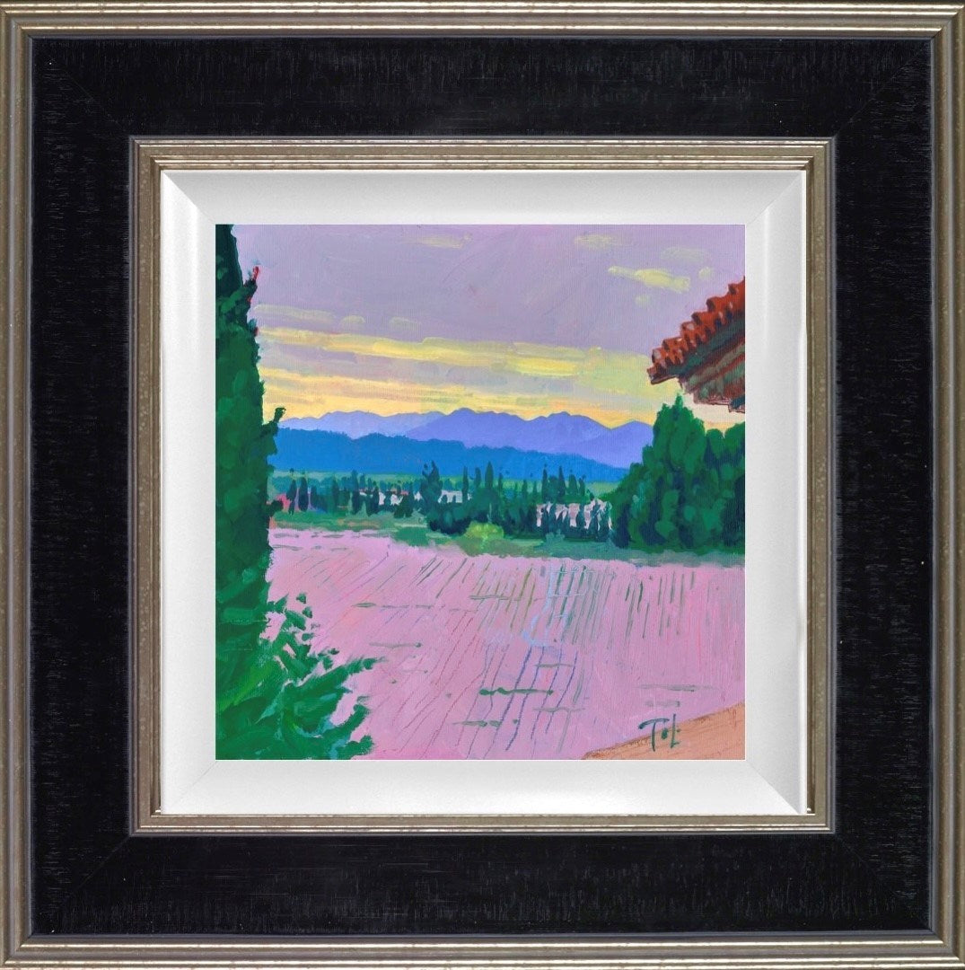 Dusk At Massignan (Framed)