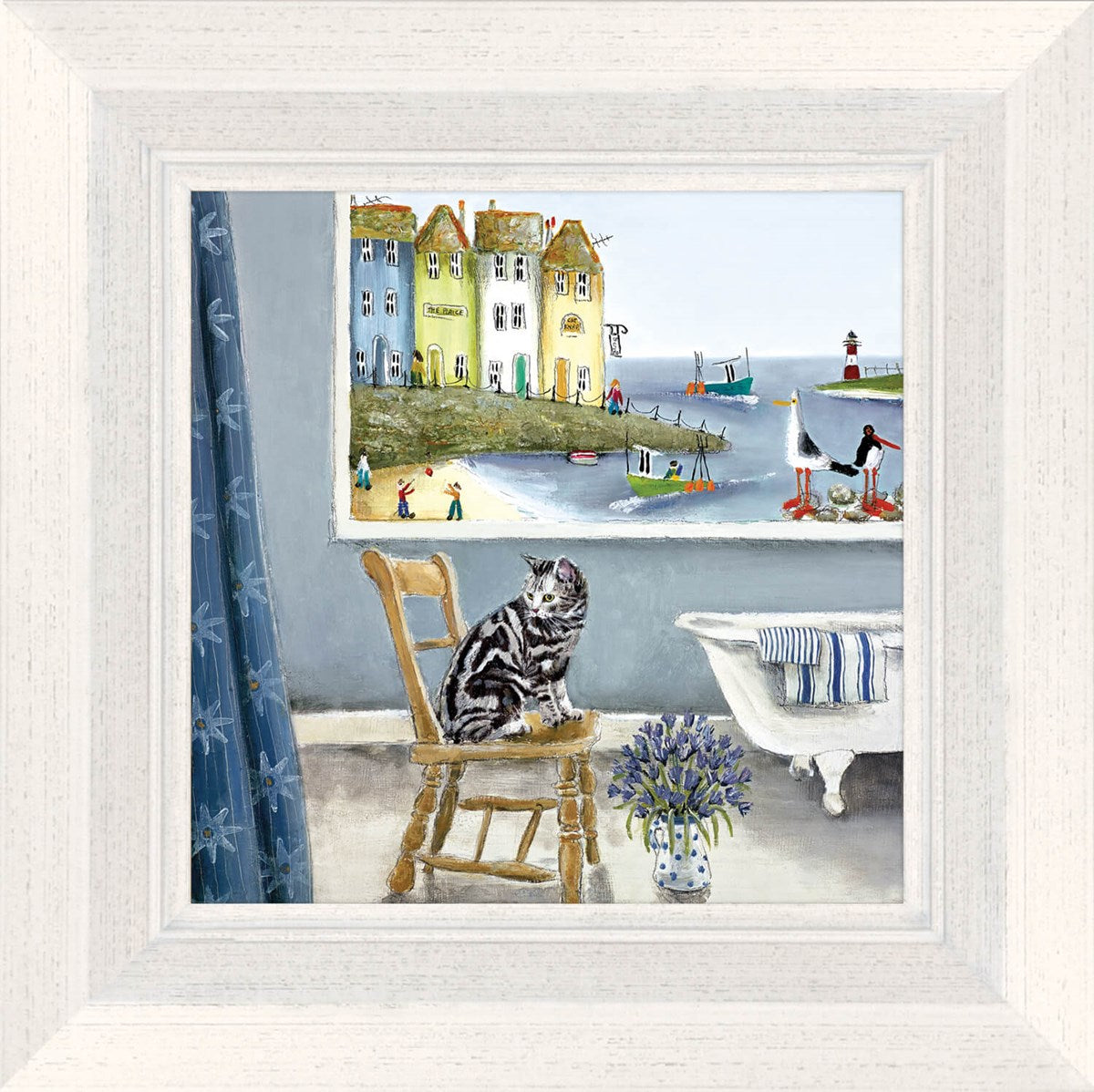 Purrfect Spa (Framed)